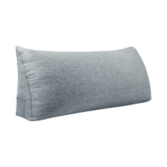 Large Reading Pillow No Button Linen——Gray
