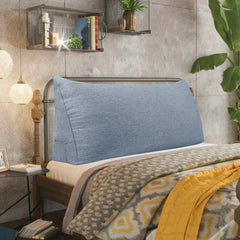 Large Reading Pillow No Button Linen——Gray
