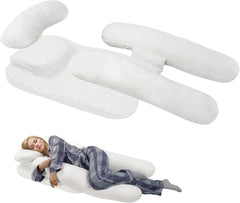 H-Shaped Side Sleeper Pillow with Arm Hole