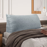 Large Reading Pillow No Button Linen——Gray