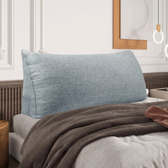 Large Reading Pillow No Button Linen——Gray