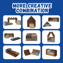 Modular Kids Play Couch 7Pcs Sofa Set for Playroom Furniture Bedroom Compression