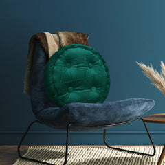 Großes, dickes, rundes Bodenkissen