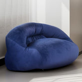 Bean Bag Chair for Adults, Giant Bean Bag, 4 Foot, Navy Blue