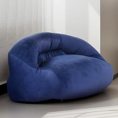 Bean Bag Chair for Adults, Giant Bean Bag, 4 Foot, Navy Blue