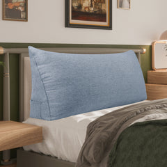 Large Reading Pillow No Button Linen——Gray