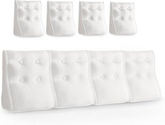 Kombinierbares ergonomisches Bettkissen Velvet-White