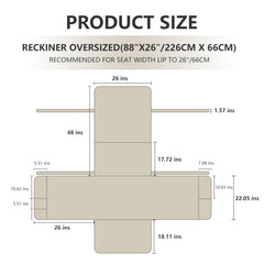 Quilted Recliner Armchair Protector