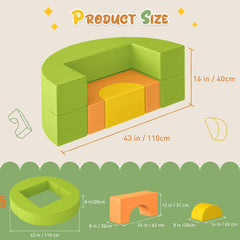 5-in-1 Fort Kids Creation Couch