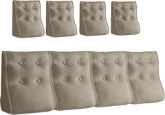 Kombinierbares ergonomisches Bettkissen Velvet-Camel