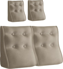 Kombinierbares ergonomisches Bettkissen Velvet-Camel