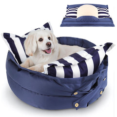 Calming Dog Bed for Small Dogs , 2 in 1 Pet Beds