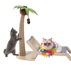 Beachside Cat Cabana Lounge