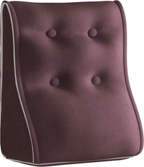 Kombinierbares ergonomisches Bettkissen Velvet-Chocolate