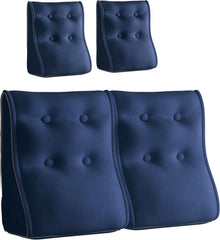 Kombinierbares ergonomisches Bettkissen Velvet-Blue