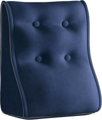 Kombinierbares ergonomisches Bettkissen Velvet-Blue