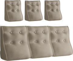 Kombinierbares ergonomisches Bettkissen Velvet-Camel