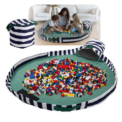 Daneey 3-in-1 Adventure-Ready Toy Bin & Play Mat