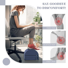 Ergo-Adaptive Desk Footrest