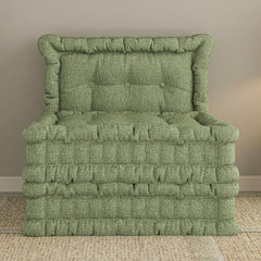 Convertible Lazy Sofa,Polyester-lime Green
