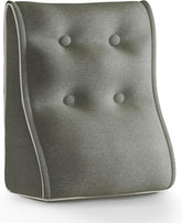 Kombinierbares ergonomisches Bettkissen Leinen-Grau