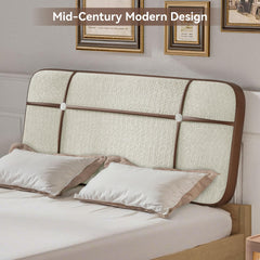 Double Cross Pillow Headboard for Queen Size Camas Bed