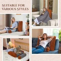 Daneey Vintage Headboard Pillow Set for Bed