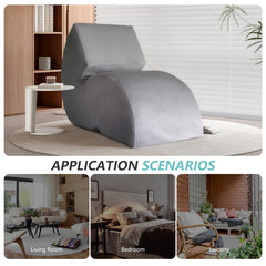 Serenity Wave Velvet Cloud-Lounger