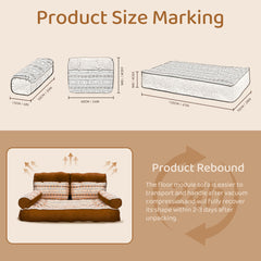 Bohemian Modular Floor Sofa Set