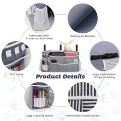 Nachttisch-Caddy – Hängende Organizer-Tasche für Schlafsäle