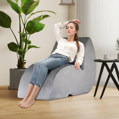 Serenity Wave Velvet Cloud-Lounger