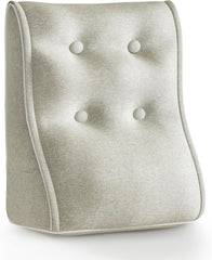 Kombinierbares ergonomisches Bettkissen Leinen-Elfenbein