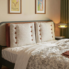 Daneey Queen Retro Headboard Pillow