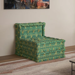 Green Velvet 3-in-1 Sofa Bed