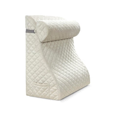 Verstellbares orthopädisches Bettkeil-Stützkissen – Komposit-Samt, Beige