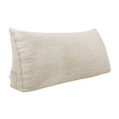 Large Reading Pillow No Button Linen——Ivory