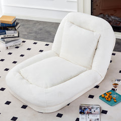 Folding Plush Floor Lounge Chair