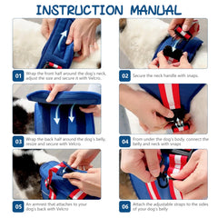 Adjustable Dog Lift Harness for Medium Dogs
