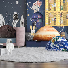 3D-Weltraum-Nackenkissen – Mond