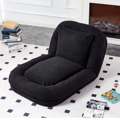 Folding Plush Floor Lounge Chair