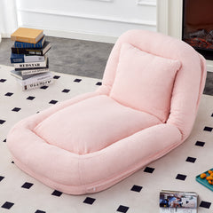 Folding Plush Floor Lounge Chair