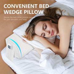 Bed Gap Pillow Wedge Großes Kopfteilkissen Weiß