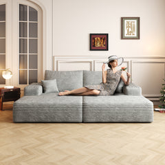 74.8" Modern Sofa bed With Dual sleeper(2seat)