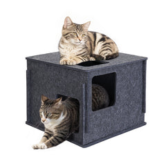 Daneey 3-Storey Peekaboo Cat Cave