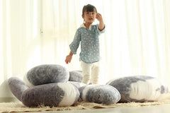 3D-Steine-Kissen, 7-teiliges Set Nr. 11