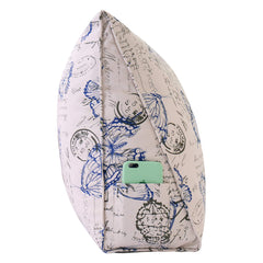 Keilkissen für die Rückenlehne mit Tasche