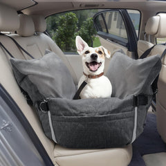 Safety-Enhanced Dog Car Throne
