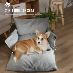 Safety-Enhanced Dog Car Throne