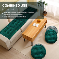 Großes, dickes, rundes Bodenkissen