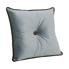 Square Chair Cushion Throw Pillow Velvet 20*20inch—Gray